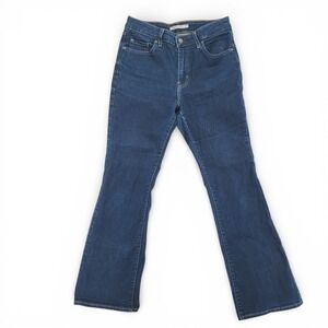 Levi's Women 29 Bootcut Jeans Cotton Blend‎ Blue High Rise Denim Y2K Aesthetic